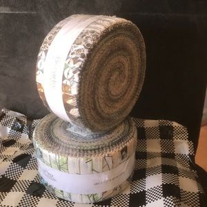 Cotton Fabric Jelly Roll Tea’s Me